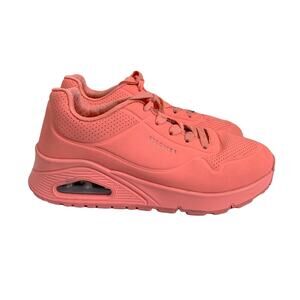 Skechers-Uno Gen 1-Street Wedge Sneakers-Light‎ Pink-Coral-Big Girls-Size 2